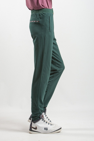 Магазин одежды для высоких людей – Брюки спортивные зауженные Taller Dice Lite, тёмно-зелёные