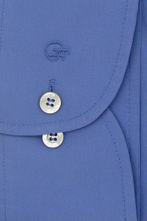Магазин одежды для высоких людей – Рубашки с длинным рукавом - сорочка diboni однотонная slim fit, темно-голубой