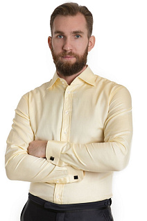 Магазин одежды для высоких людей – Рубашки с длинным рукавом - рубашка small & tall by, жёлтый