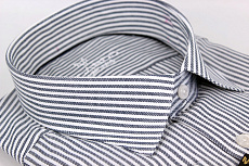 Магазин одежды для высоких людей – Рубашки с длинным рукавом - сорочка ricardo slim long полоска, серый