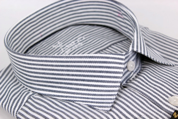 Магазин одежды для высоких людей – Сорочка RICARDO Slim Long полоска, серый