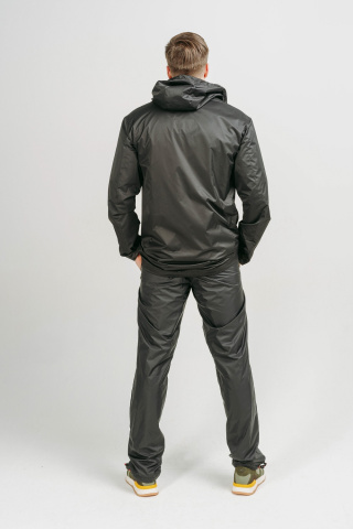 Магазин одежды для высоких людей – Ветровка мужская Taller Basic, чёрный