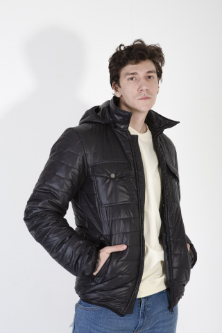 Магазин одежды для высоких людей – Куртка демисезонная Taller Basic Newcastle, черный
