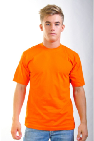 Магазин одежды для высоких людей – Футболка мужская LEELA, оранжевая