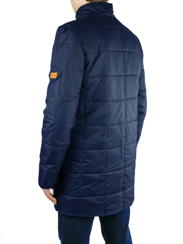 Магазин одежды для высоких людей – Куртка зимняя удлиненная OldWhale ICEMAN, темно-синий
