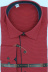 Магазин одежды для высоких людей – Рубашка Ricardo Slim Long мелкая клетка, бордовый