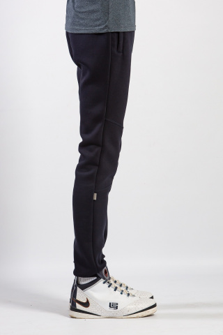 Магазин одежды для высоких людей – Утепленные спортивные брюки Taller, темно-синий