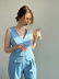 Магазин одежды для высоких людей – Брюки Alta Storia прямые с защипами, голубой