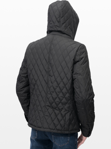 Магазин одежды для высоких людей – Куртка зимняя OldWhale Check, черная