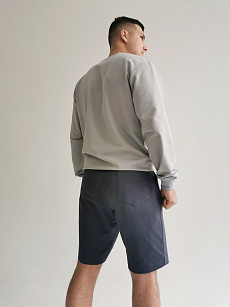 Магазин одежды для высоких людей – Худи, толстовки, олимпийки - свитшот мужской stilidilly, светло-серый