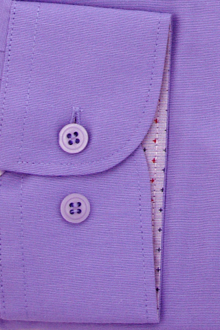 Магазин одежды для высоких людей – Сорочка однотонная мужская Хайтек, персидский синий