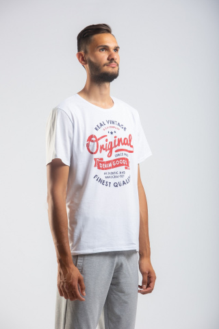 Магазин одежды для высоких людей – Футболка мужская Original, белая