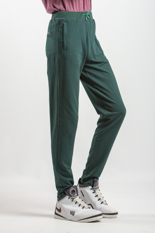 Магазин одежды для высоких людей – Брюки спортивные зауженные Taller Dice Lite, тёмно-зелёные