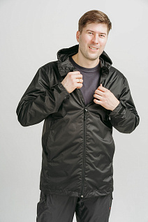 Магазин одежды для высоких людей – Куртки - ветровка мужская taller runner, чёрный