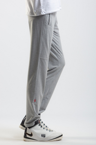 Магазин одежды для высоких людей – Брюки спортивные Old Whale Classic Lite, серый-меланж