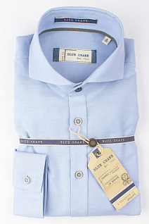 Магазин одежды для высоких людей – Рубашки с длинным рукавом - рубашка blue crane slim fit, светло-голубая