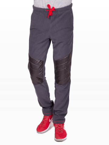 Магазин одежды для высоких людей – Спортивные брюки OldWhale Leaf, серо-красный