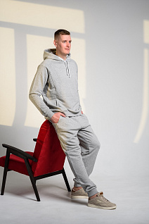 Магазин одежды для высоких людей – Спортивные костюмы - спортивный костюм 77.17 brand, серый-меланж