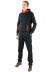 Магазин одежды для высоких людей –  Спортивный костюм OldWhale SVART утепленный с красной отделкой, черный  