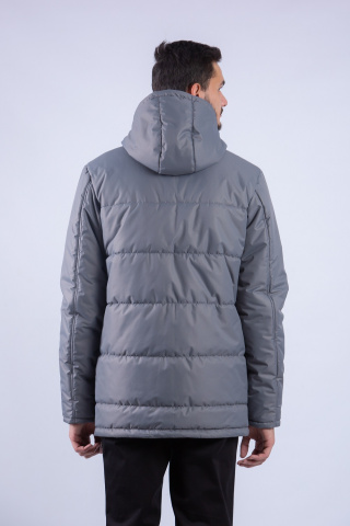 Магазин одежды для высоких людей – Куртка зимняя OldWhale Blizzard III, серый