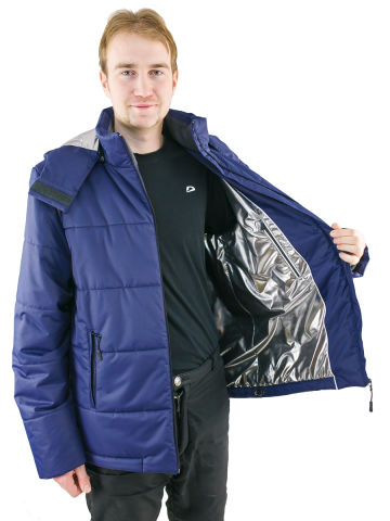 Магазин одежды для высоких людей – Куртка зимняя OldWhale BLIZZARD, темно-синий