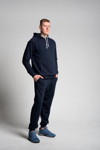 Магазин одежды для высоких людей – Спортивный костюм 77.17 BRAND, тёмно-синий