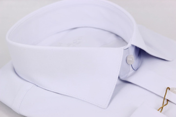 Магазин одежды для высоких людей – Сорочка с вискозой RICARDO Slim Long однотонная, белый
