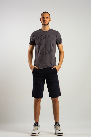 Магазин одежды для высоких людей – Футболка мужская Berchelli, темно-серый