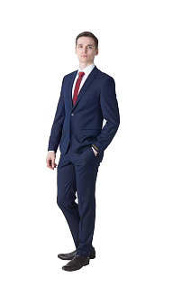 Магазин одежды для высоких людей – Костюмы деловые - костюм классический diboni двойка, полуночно-синий
