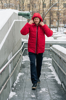 Магазин одежды для высоких людей – Куртки - куртка зимняя taller oslo, красный