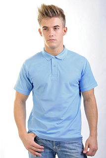 Магазин одежды для высоких людей – Футболки - рубашка-поло мужская leela, голубой