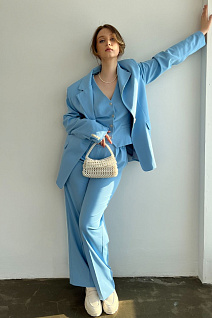 Магазин одежды для высоких людей – Жакеты, пиджаки, костюмы - жакет alta storia прямого кроя марко, голубой