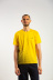 Магазин одежды для высоких людей – Футболка мужская Berchelli, жёлтый