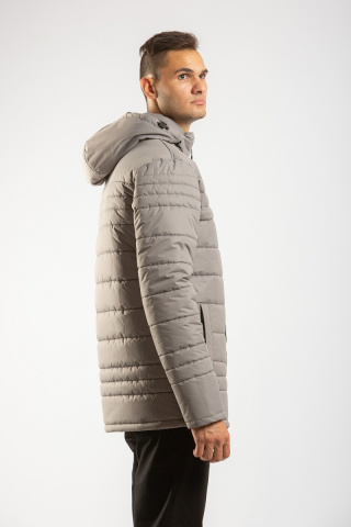 Магазин одежды для высоких людей – Куртка зимняя OldWhale Snowslip, серый