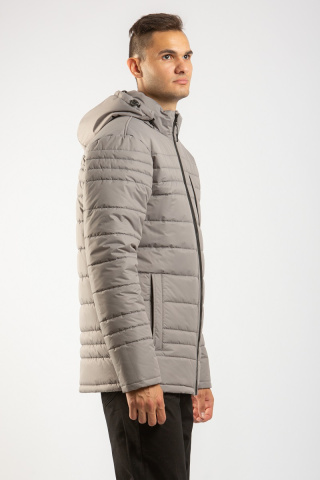 Магазин одежды для высоких людей – Куртка зимняя OldWhale Snowslip, серый