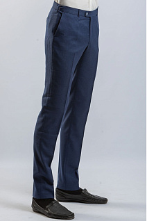 Магазин одежды для высоких людей – Брюки классические - брюки diboni классические, темно-синий меланж
