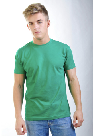 Магазин одежды для высоких людей – Футболка мужская LEELA, зелёная 
