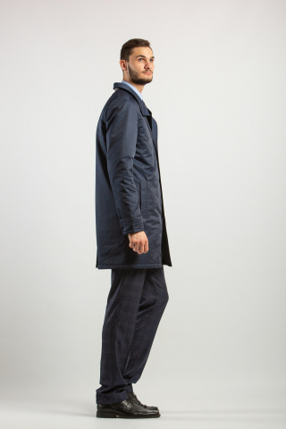 Магазин одежды для высоких людей – Пальто демисезонное Taller, синий