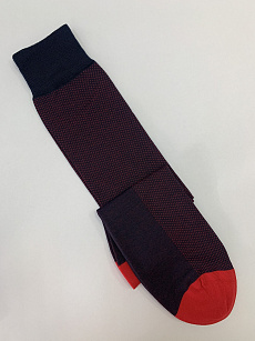 Магазин одежды для высоких людей – Носки - носки мужские удлиненные w&r точка, красный