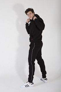 Магазин одежды для высоких людей – Спортивные брюки - спортивные джоггеры taller routon+ утепленные, чёрные