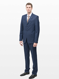Магазин одежды для высоких людей – Костюмы деловые - костюм magnify классический тонкая полоска, синий