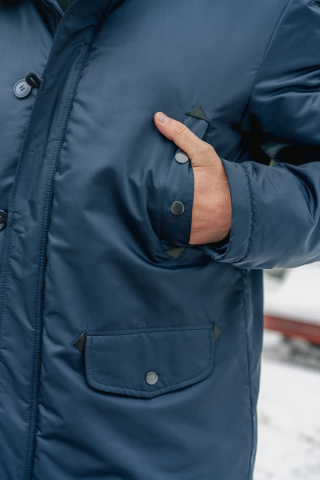 Магазин одежды для высоких людей – Аляска зимняя Taller, синяя