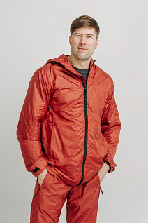 Магазин одежды для высоких людей – Куртки - ветровка мужская taller runner, терракотовый