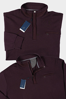 Магазин одежды для высоких людей – Кофты, джемперы, пуловеры - свитер pierre cardin, фиолетовый