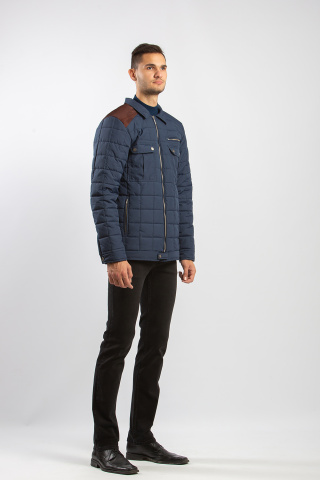 Магазин одежды для высоких людей – Куртка евро-зима Taller, синяя