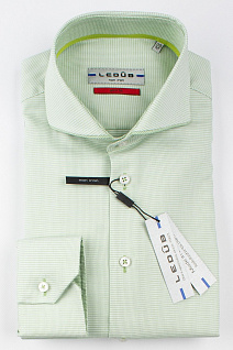 Магазин одежды для высоких людей – Рубашки с длинным рукавом - рубашка ledub slim fit, зеленый
