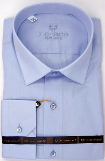 Магазин одежды для высоких людей – Рубашки с длинным рукавом - сорочка ricardo slim long однотонная, лиловый