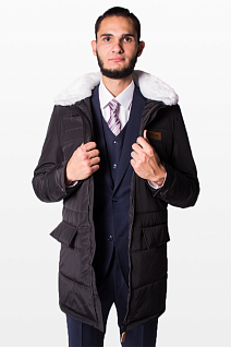 Магазин одежды для высоких людей – Куртки - куртка демисезонная oldwhale cravat, черная