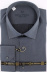 Магазин одежды для высоких людей – Рубашка Ricardo Slim Long тонкая полоска, серый гранит