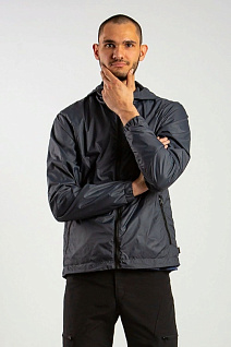 Магазин одежды для высоких людей – Куртки - ветровка мужская taller runner, тёмно-синий